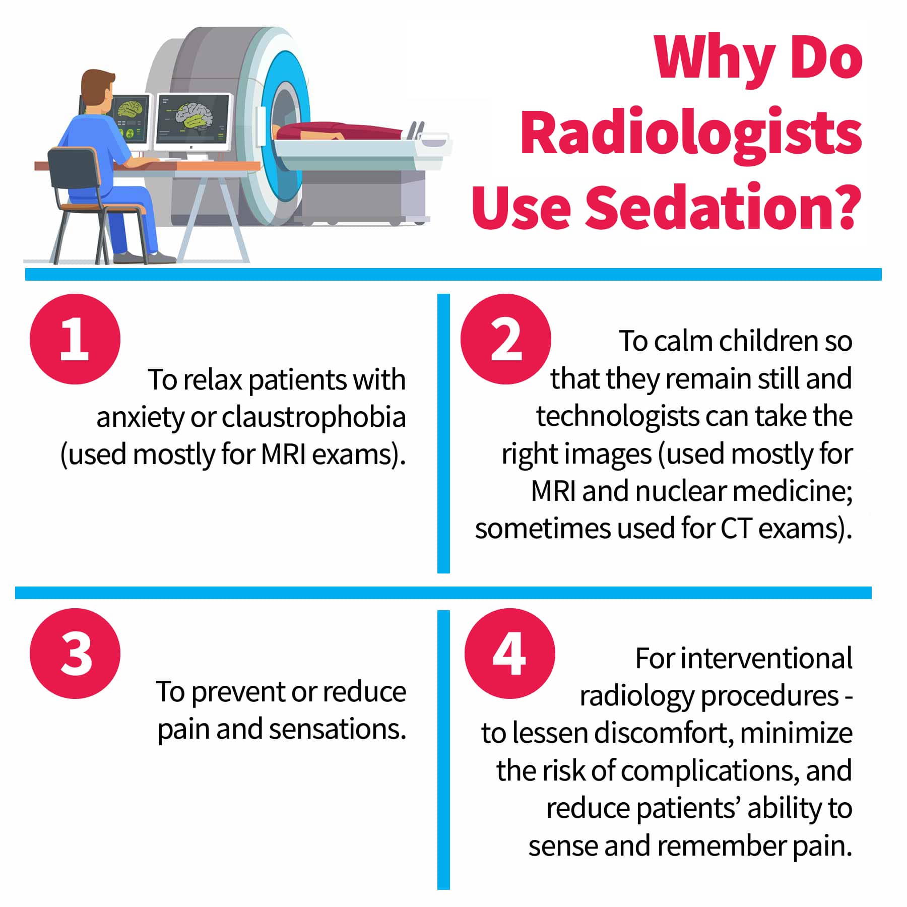 Sedation in Radiology: What Should I Know Before My Screening Exam?