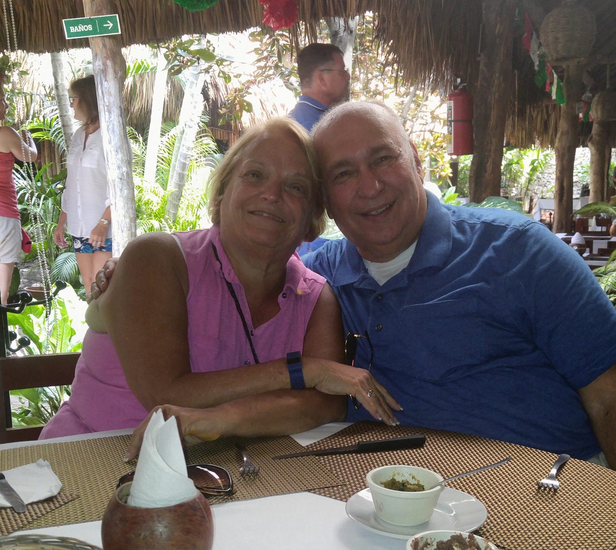 Bill and his wife Phyllis on a cruise in Mexico