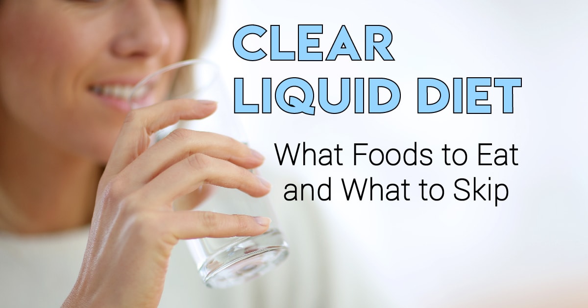 Diet menu liquid Liquid Diet